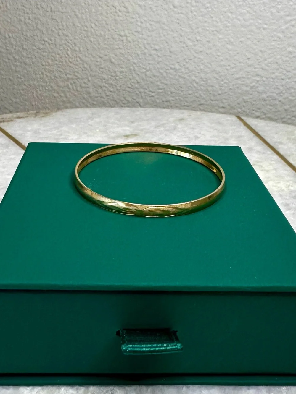 Solid 14k gold children’s bangle